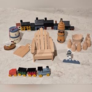 Lot Of Wooden Miniatures